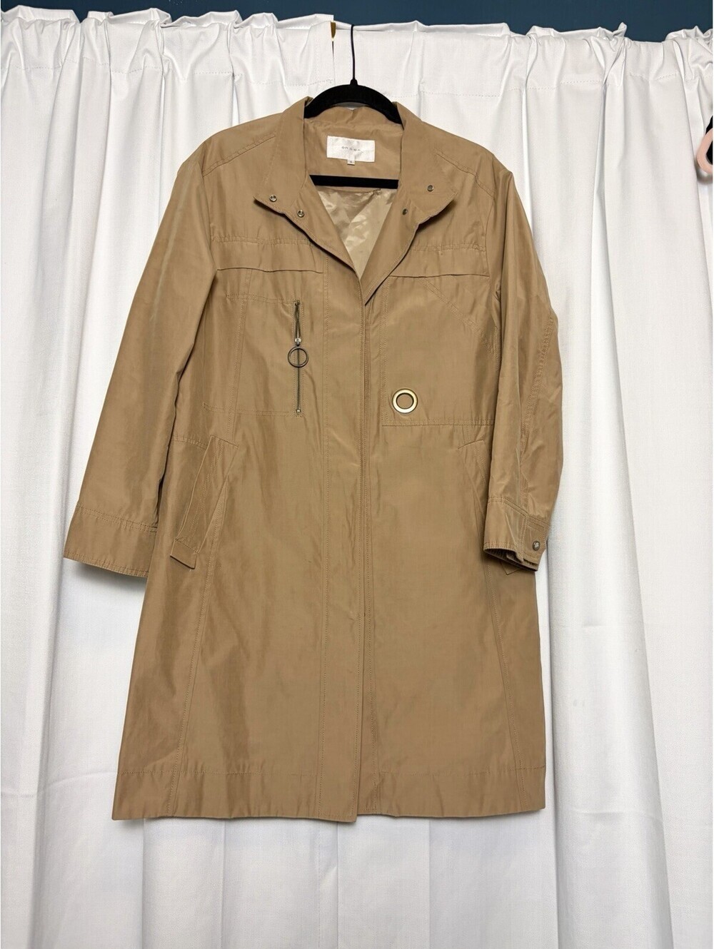 On & On W Concept Korean Fashion Light Brown Windbreaker Trench Size 1. $228